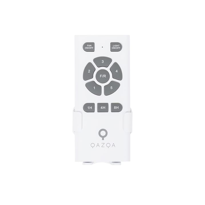 Ventilador de techo blanco de 137 cm con LED regulable y mando a distancia - Tak