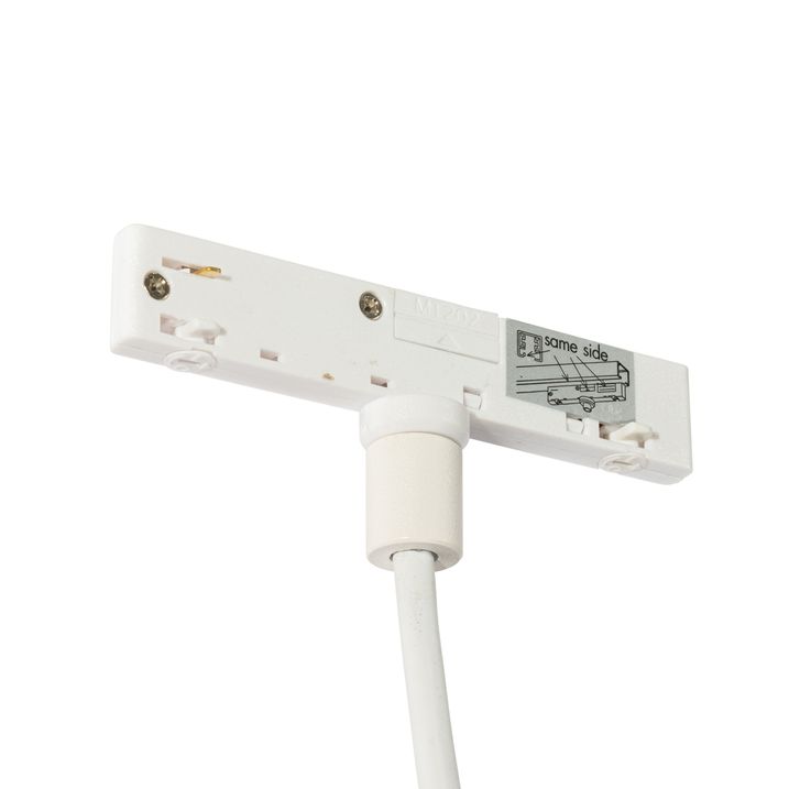 Kaasaegne valge ripplamp ühefaasilisele siinisüsteemile - Slimline Keno