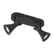 Foco-de-techo-moderno-negro-2-luces-ajustable---Triangle