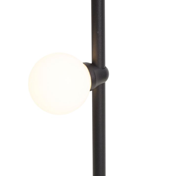 Set od 3 moderna baštenska reflektora sa šiljkom crne boje uklj. LED IP44 - Garly Ball