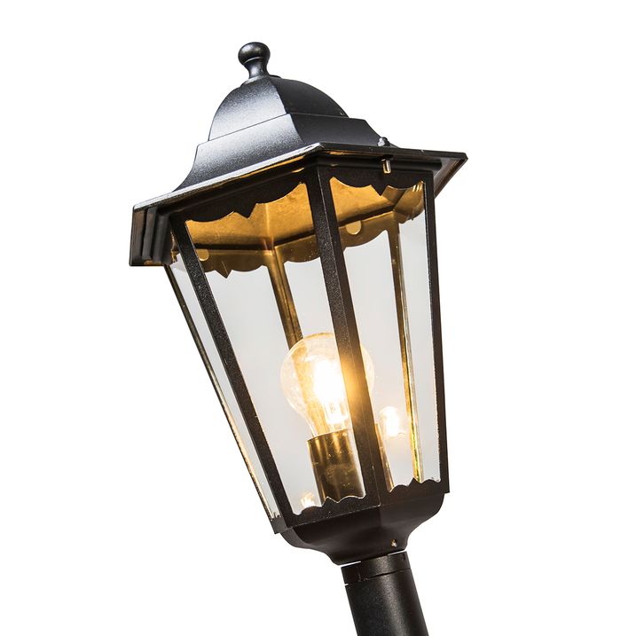 Klasična crna spoljna stojeća lampa 170 cm IP44 - Nju Orleans