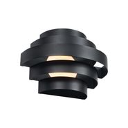 Modern-Wall-Lamp-Black-Incl.-LED-3-Step-Dimmable---Lines
