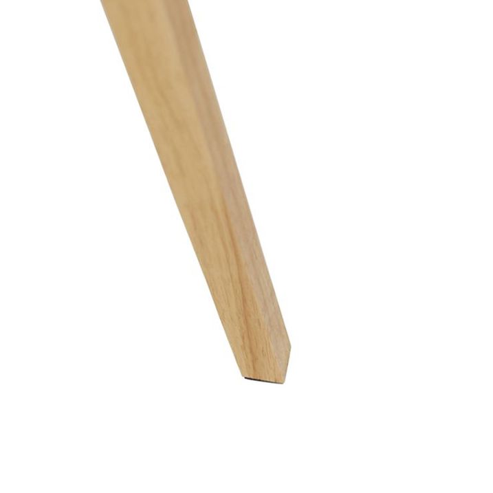 Stojací lampa dřevěná s šedým látkovým stínidlem 50 cm - Tripod Classic