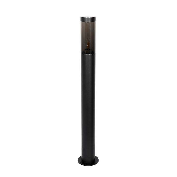 Moderna crna stubna lampa za spoljnu upotrebu 80 cm IP44 - Rox