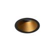 Set-med-6-moderna-infällda-spotlights-svarta-med-guld-GU10-35-mm-IP44---Dept