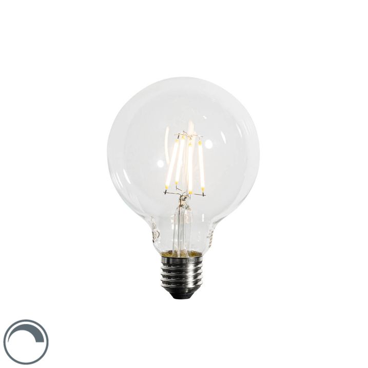 E27 3-staps dimbaar LED lamp G95 4W 450 lm 2700K