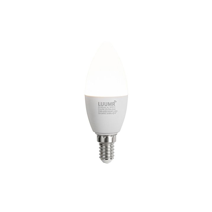 Set od 5 pametnih E14 LED sijalica C37 Opal RGBW 4.9W 470 lm 2700-6500K