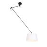 Pakabinama lempa juoda su lininiu gaubtu balta 35 cm - Blitz