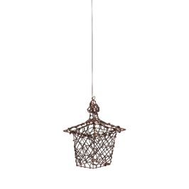 Lámpara-colgante-de-Navidad-de-ratán-marrón-con-LED-IP44---Faro