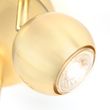 Spot-rond-rétro-en-laiton-avec-plaque-de-plafond-3-lumières---Gissi