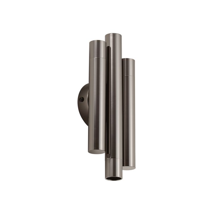Retro wall lamp gunmetal 3-light - Pipes