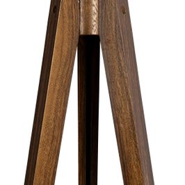 Lámpara-de-pie-trípode-de-madera-de-nogal-con-pantalla-roja-e-interior-dorado-de-50-cm---Tripod-Classic