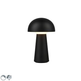 Vonkajšia stolná lampa čierna nabíjateľná 3-stupňová stmievateľná - Daniel