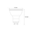 GU10-50mm-dimbar-LED-lampa-klar-2,5W-450-lm-4000K