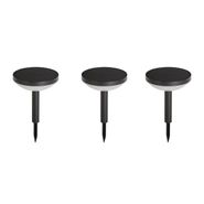 Sett-med-3-svarte-jordspydspottar-inkl.-LED-solcelle-IP44---Dottie