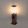 Lámpara-de-exterior-marrón-óxido-45-cm-con-enchufe-IP44---Malios