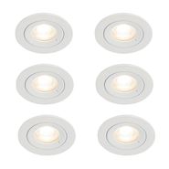 Комплект-от-6-вградени-прожектора-бели-кръгли-GU10-50mm-IP44---Xena