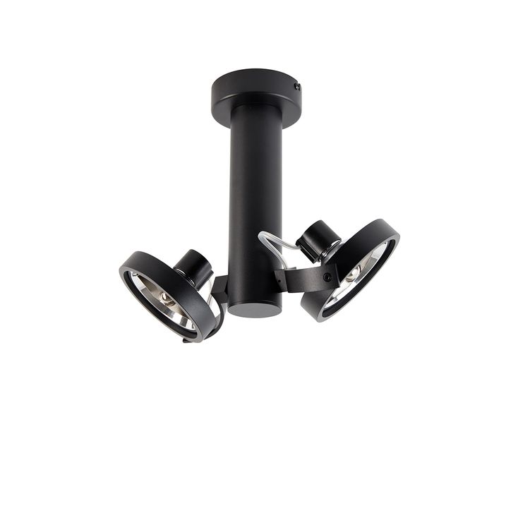 Modern Spotlight Black Adjustable 2-Lights - Goes