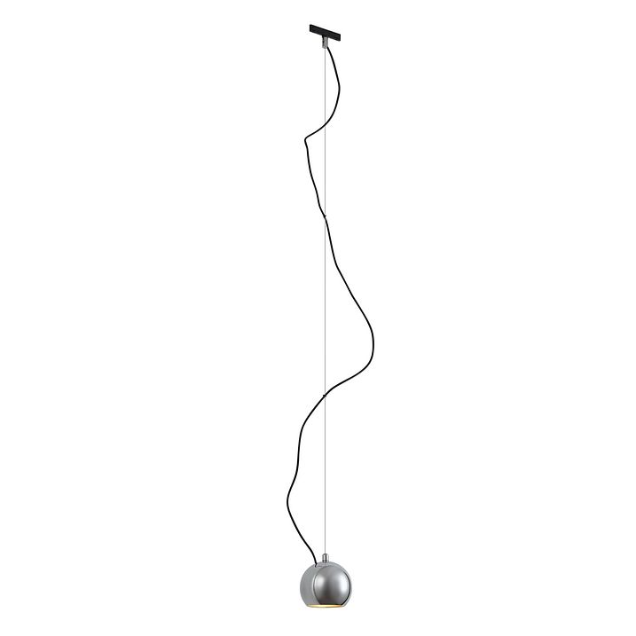 Design függőlámpa króm 1-fázisú sínrendszerhez - Slimline Sara