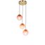 Art-Deco-viseća-lampa-mesing-45-cm-3-svetla-roze---Pallon
