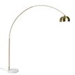 Brass-Arc-Lamp-with-White-Marble-Base-Adjustable---XXL