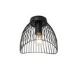 Plafoniera-de-design-neagră-20-cm---Pua