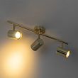Moderne-taklampe-messing-3-lys-justerbar---Jeana