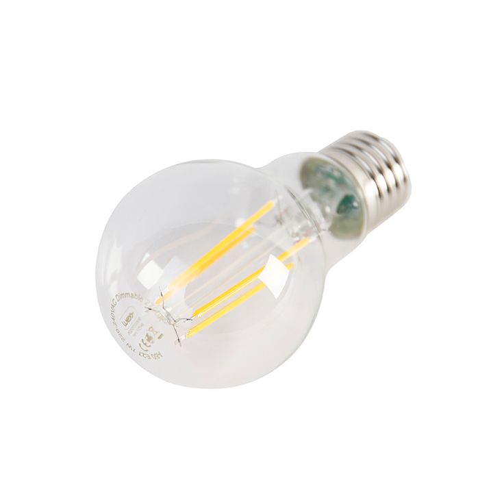 Set me 5 llamba LED E27 me errësim A60 7.6W 780 lm 2700K