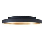 Dizajnerska-stropna-svjetiljka-crna-sa-zlatom-60-cm-uklj.-LED-3-smjerni-prekidač---Ingo