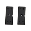 Set-of-2-Modern-Wall-Lamps-Dark-Bronze-Incl.-LED---Plaza
