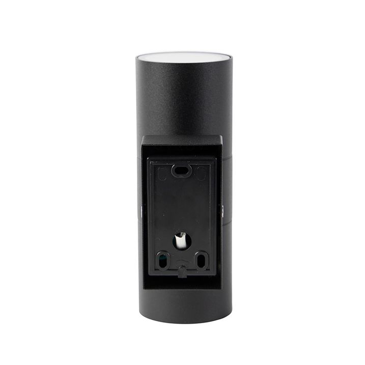 Set of 2 Outdoor Wall Lamps Black IP44 - Duo