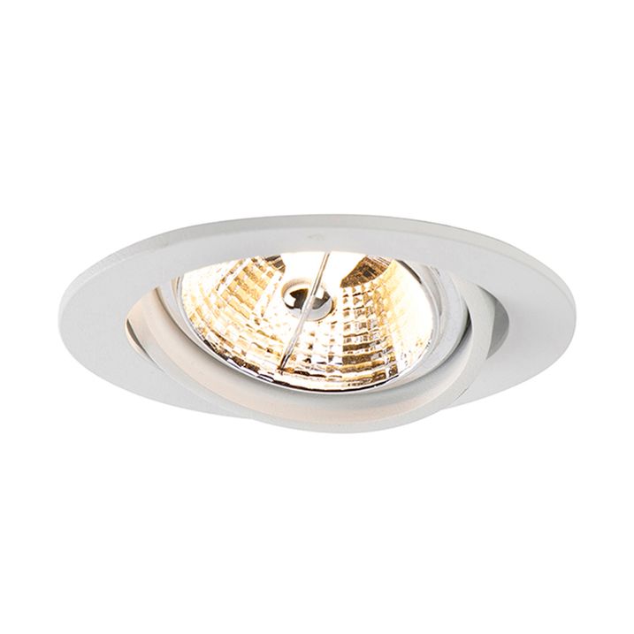 Modern infälld spotlight vit vridbar AR70 - Cisco