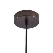 Scandinavische-hanglamp-donkerbrons-met-gouden-binnenkant---Loes