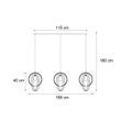 Smart-hanglamp-zwart-langwerpig-3-lichts-incl.-Wifi-G95---Indu