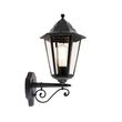 Klasiska-āra-sienas-lampa-melna-IP44---Havana-Up