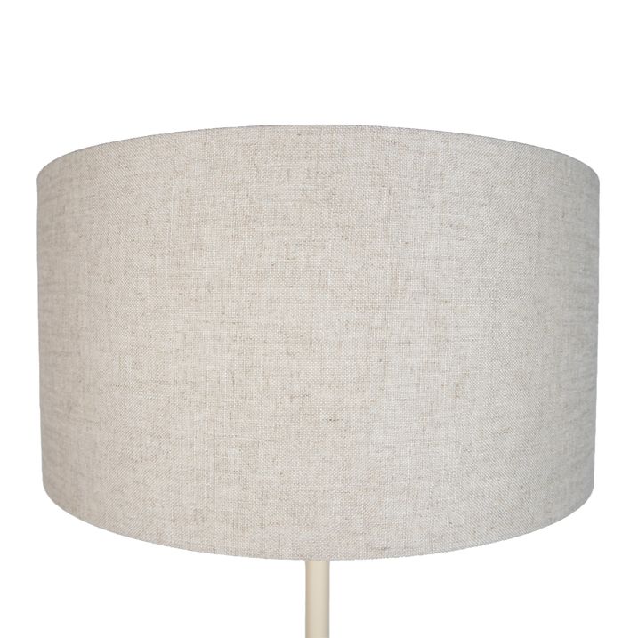 Lampadaire Japandi beige avec abat-jour marron clair 50 cm - Simplo