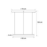 Lampada-a-sospensione-di-design-bronzo-scuro-dimmerabile-a-3-livelli---Titmus