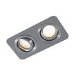 6'lı-Set-Yuvarlak-Gömme-Spot-Lamba-Metalik-Gri-GU10-50mm-Ayarlanabilir-IP44-2-Işıklı---Alberto