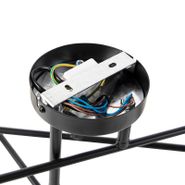 Plafonnier-intelligent-noir-avec-or-6-lumières-avec-Wifi-G95---Sydney