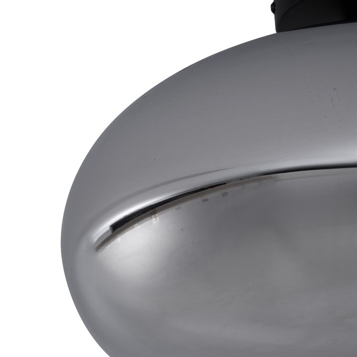 Art Deco laelamp must suitsuklaasiga 40 cm - Busa