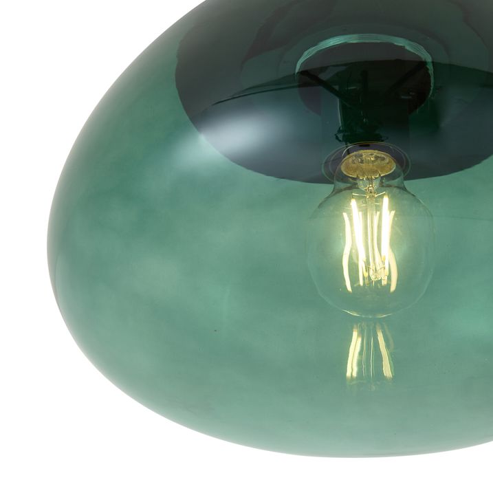 Design plafondlamp groen met groen glas - Giselle