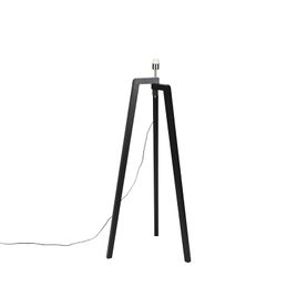 Lauku Stāvlampa Triekājis Melns bez Abažūra - Puros