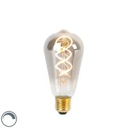 E27-Dimmbare-LED-Twisted-Filament-Glühbirne-ST64-Rauch-120lm-1800K