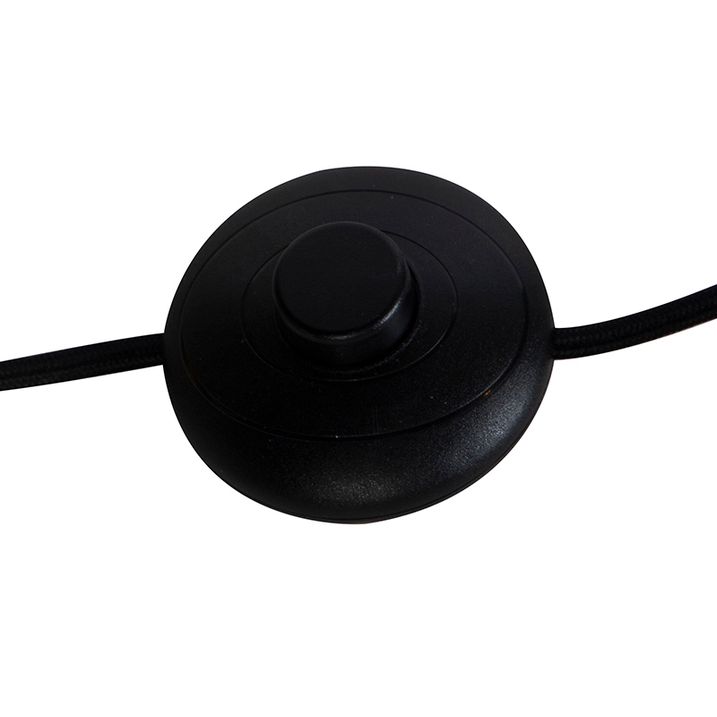 Smart gulvlampe sort inkl. WiFi A60 lyspære - Lofty