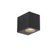 Moderne-wandlamp-zwart-GU10-50mm-IP44---Baleno