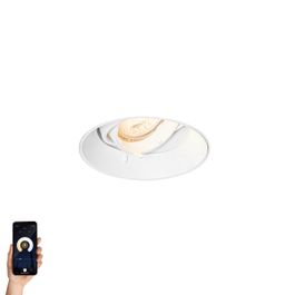 Интелигентен вграден прожектор бял кръгъл без рамка с Wifi GU10 50mm - Oneon