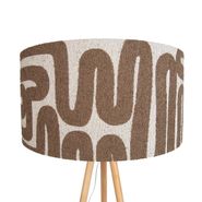 Stojací-lampa-trojnožka-dřevěná-s-béžovým-a-hnědým-pruhovaným-stínidlem-50-cm---Lou
