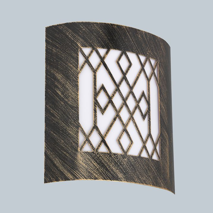 Nowoczesna lampa ścienna zewnętrzna rdzawobrązowa IP44 - Emmerald Classic