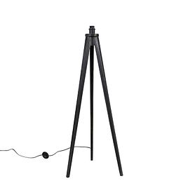 Rustik golvlampa stativ svart - Tripod Classic