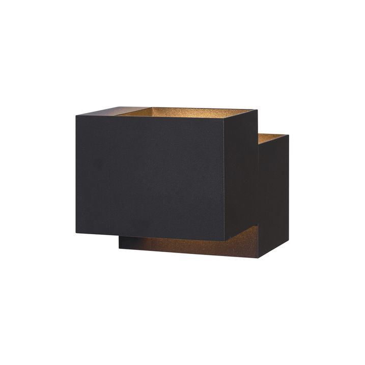 Moderne wandlamp zwart 2-lichts - Transfer Double